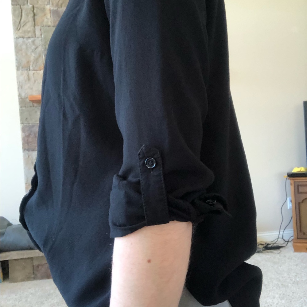 Black Button Down - Picture 4 of 4